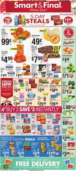 Weekly ad Smart and Final 07/25/2025 - 07/29/2025