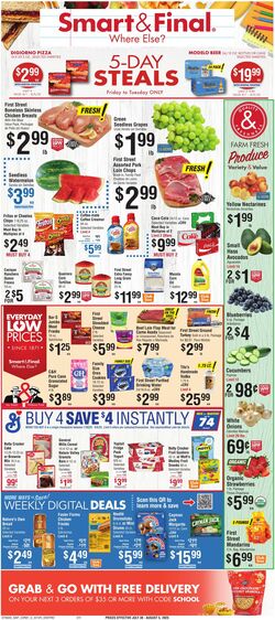 Weekly ad Smart and Final 08/01/2025 - 08/05/2025
