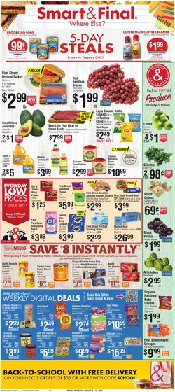 Weekly ad Smart and Final 08/08/2025 - 08/12/2025