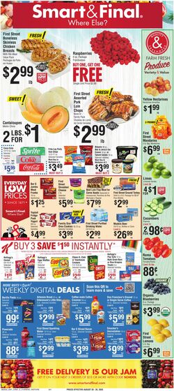 Weekly ad Smart and Final 08/19/2025 - 08/21/2025