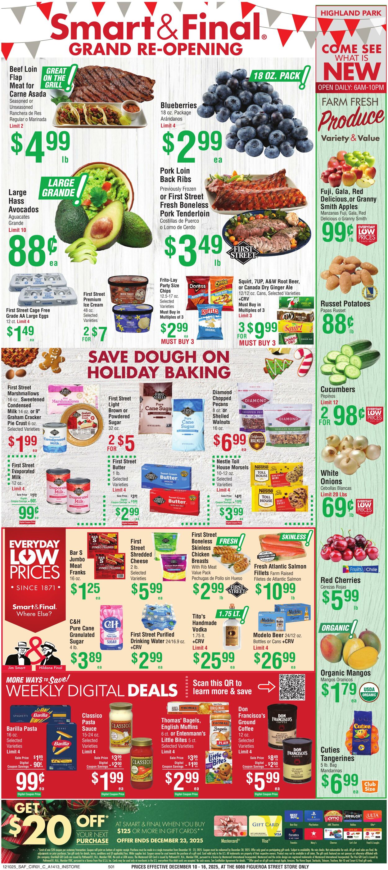 Weekly ad Smart and Final 12/09/2025 - 12/11/2025