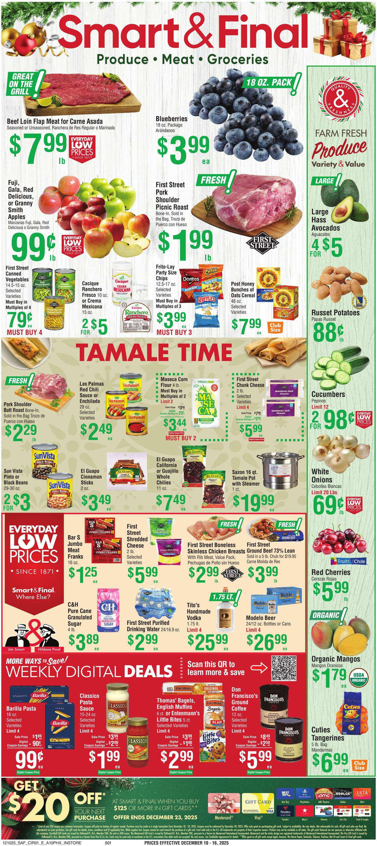 Weekly ad Smart and Final 12/09/2025 - 12/11/2025