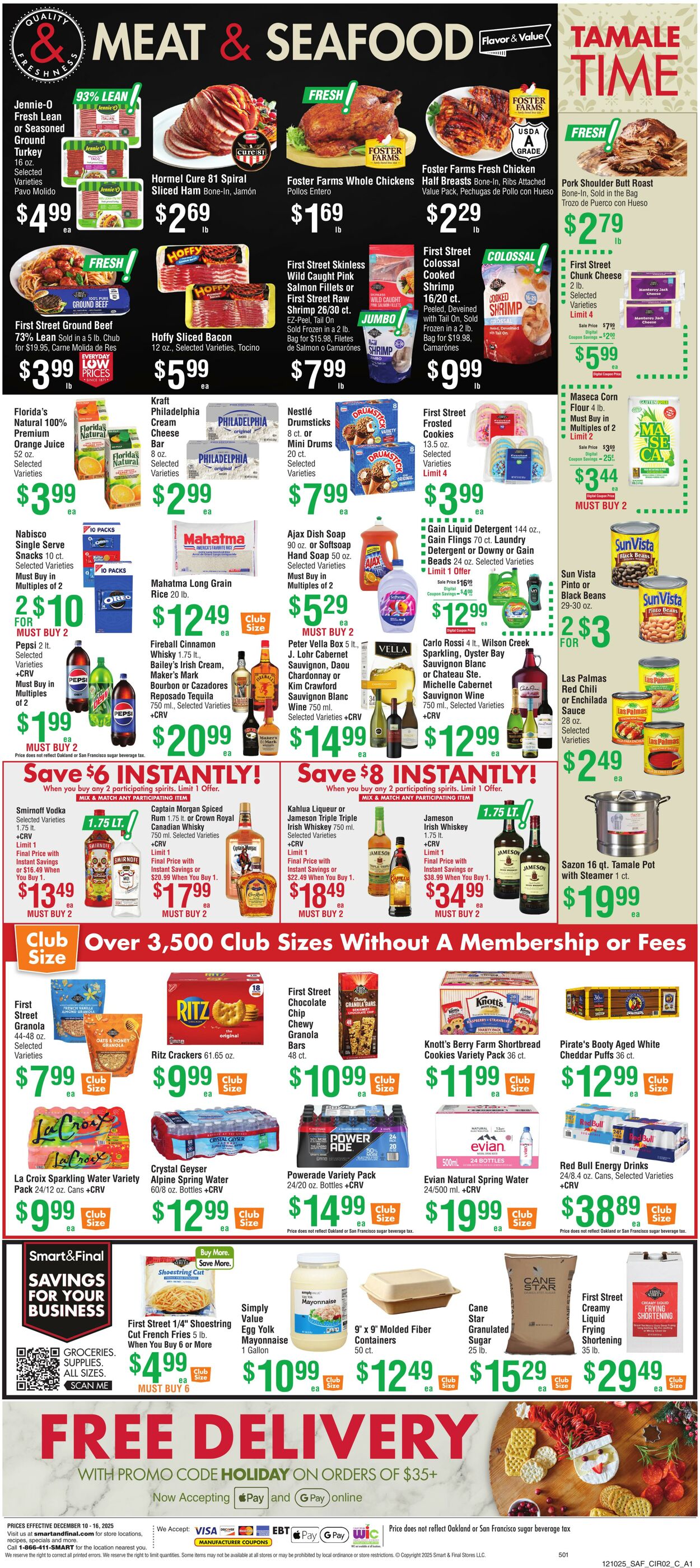 Weekly ad Smart and Final 12/09/2025 - 12/11/2025