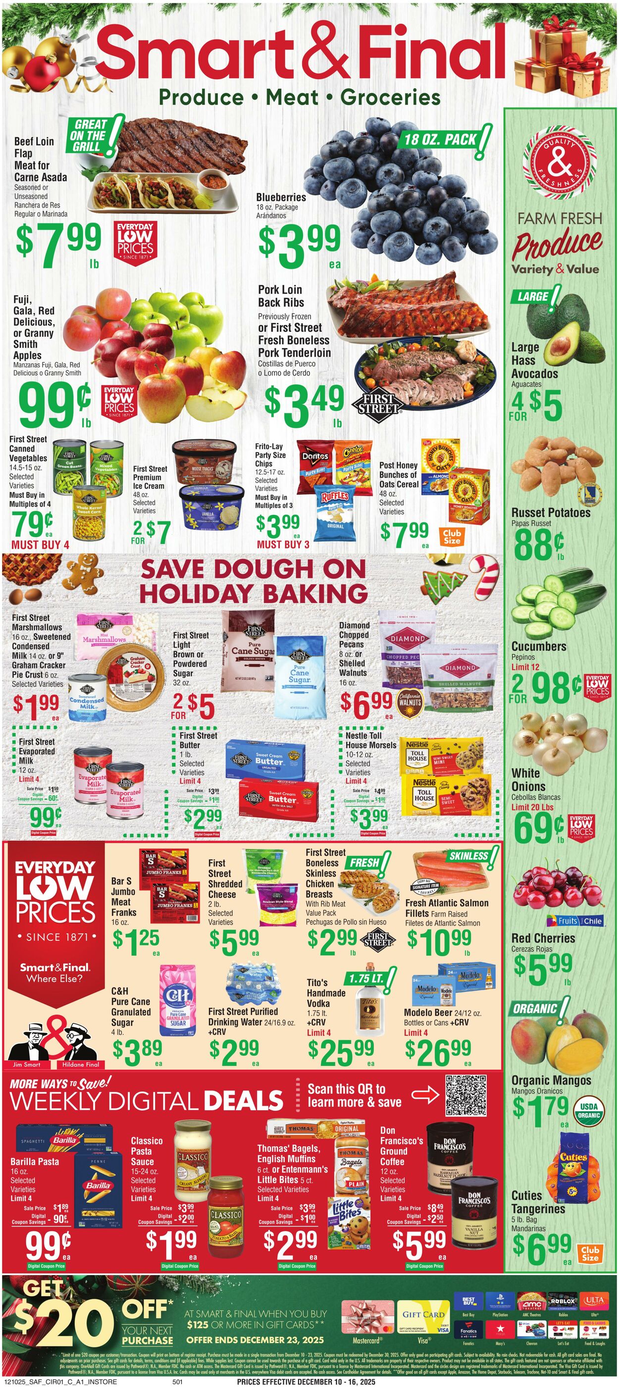 Weekly ad Smart and Final 12/09/2025 - 12/11/2025