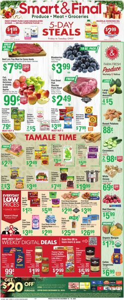 Weekly ad Smart and Final 12/02/2025 - 12/16/2025