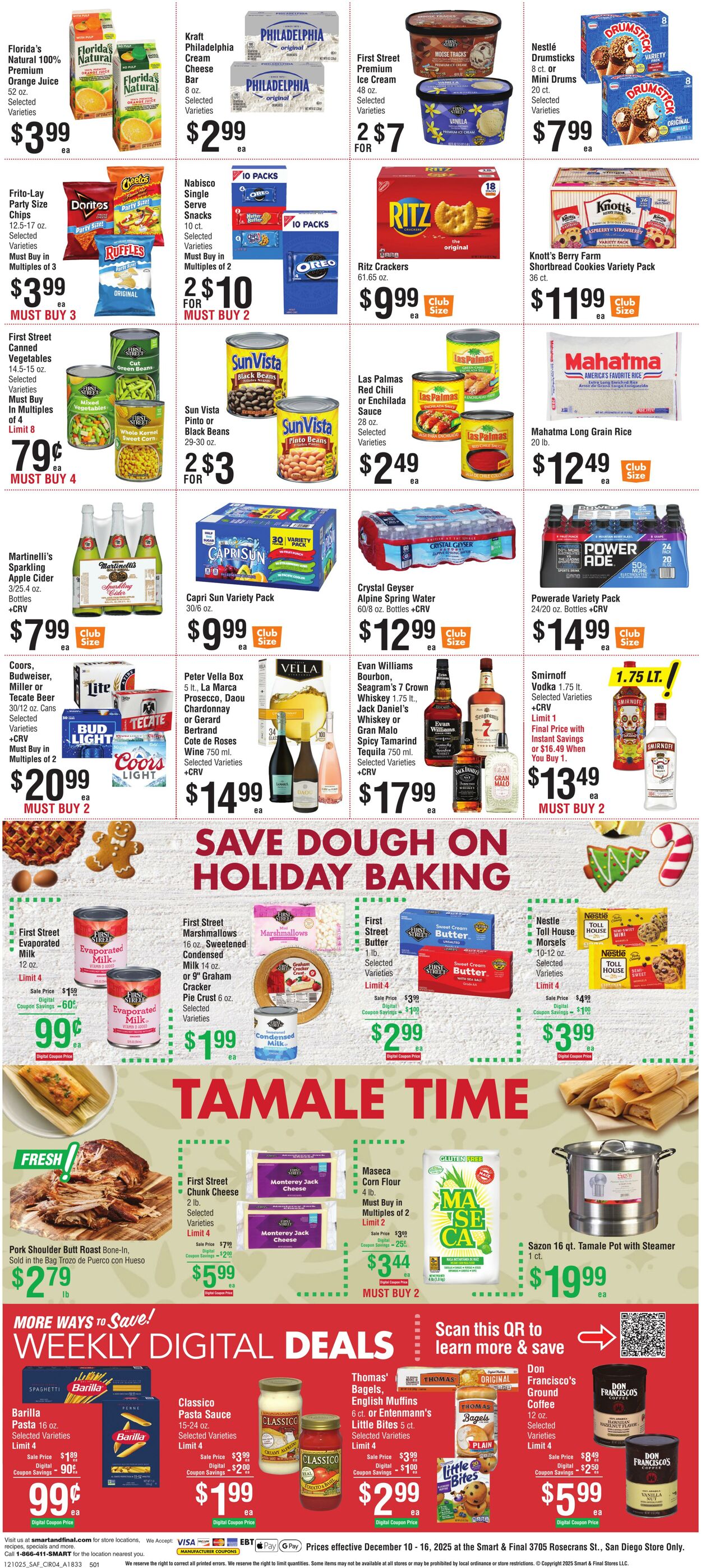 Weekly ad Smart and Final 12/09/2025 - 12/11/2025