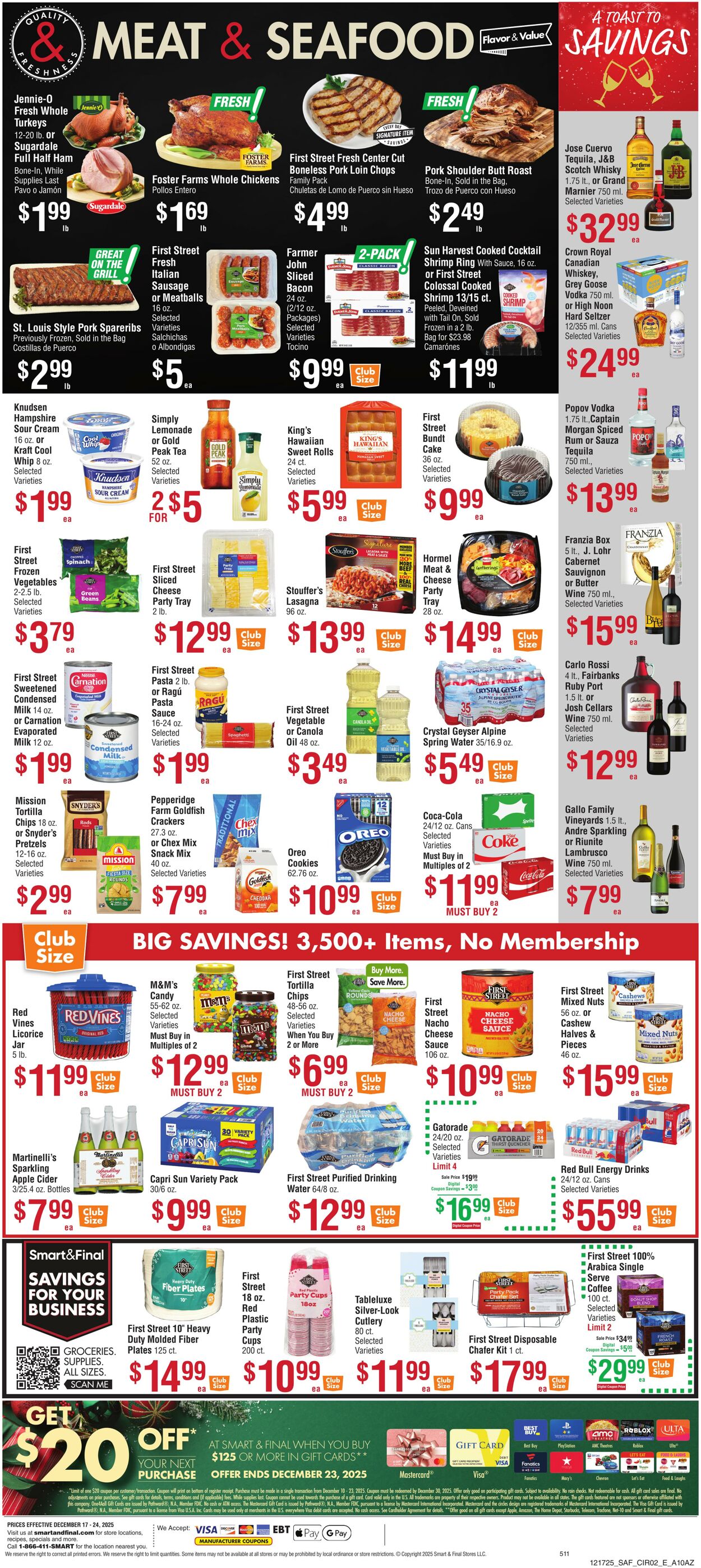 Weekly ad Smart and Final 12/19/2025 - 12/23/2025