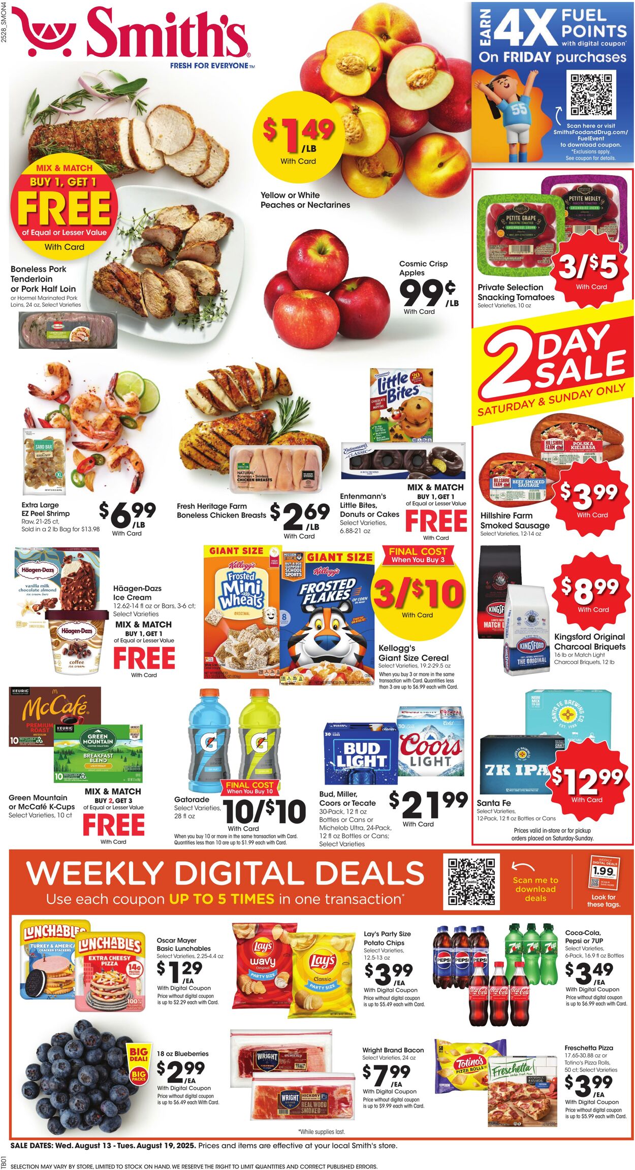 Weekly ad Smith’s Food and Drug 08/13/2025 - 08/19/2025