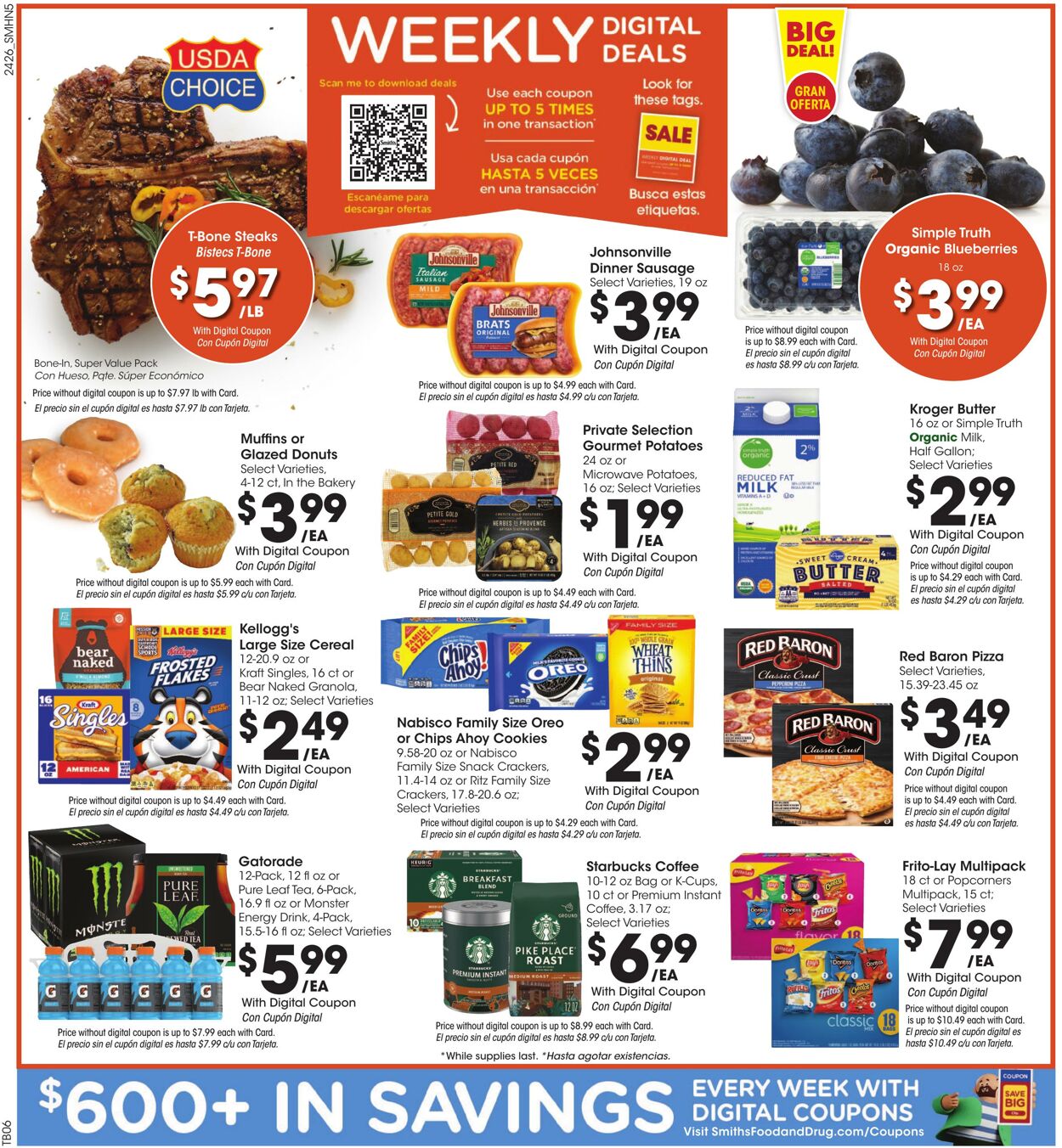 Weekly ad Smith’s Food and Drug 07/31/2024 - 08/06/2024