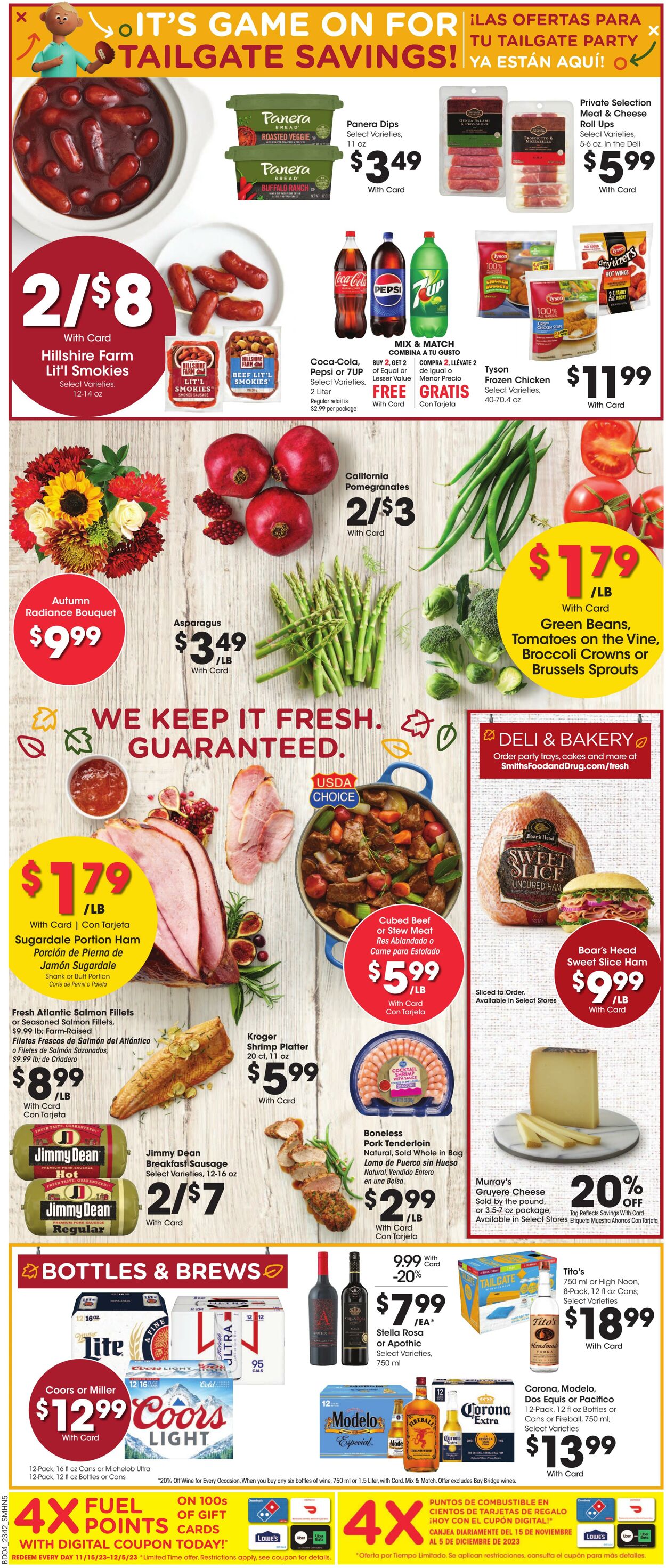 Weekly ad Smith’s Food and Drug 11/15/2023 - 11/23/2023