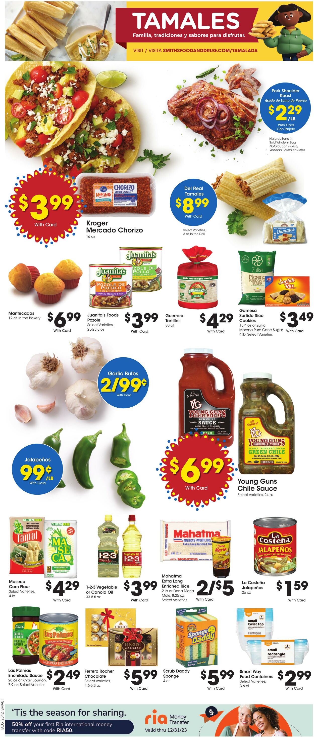 Weekly ad Smith’s Food and Drug 11/15/2023 - 11/23/2023