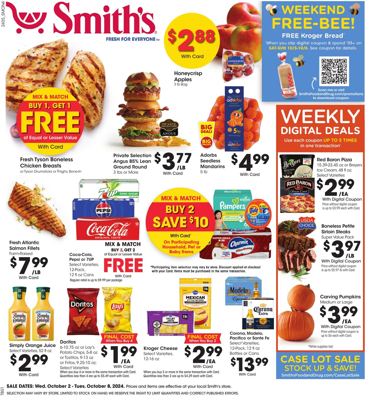 Weekly ad Smith’s Food and Drug 10/02/2024 - 10/08/2024