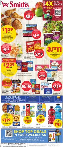Weekly ad Smith’s Food and Drug 01/17/2024 - 01/23/2024