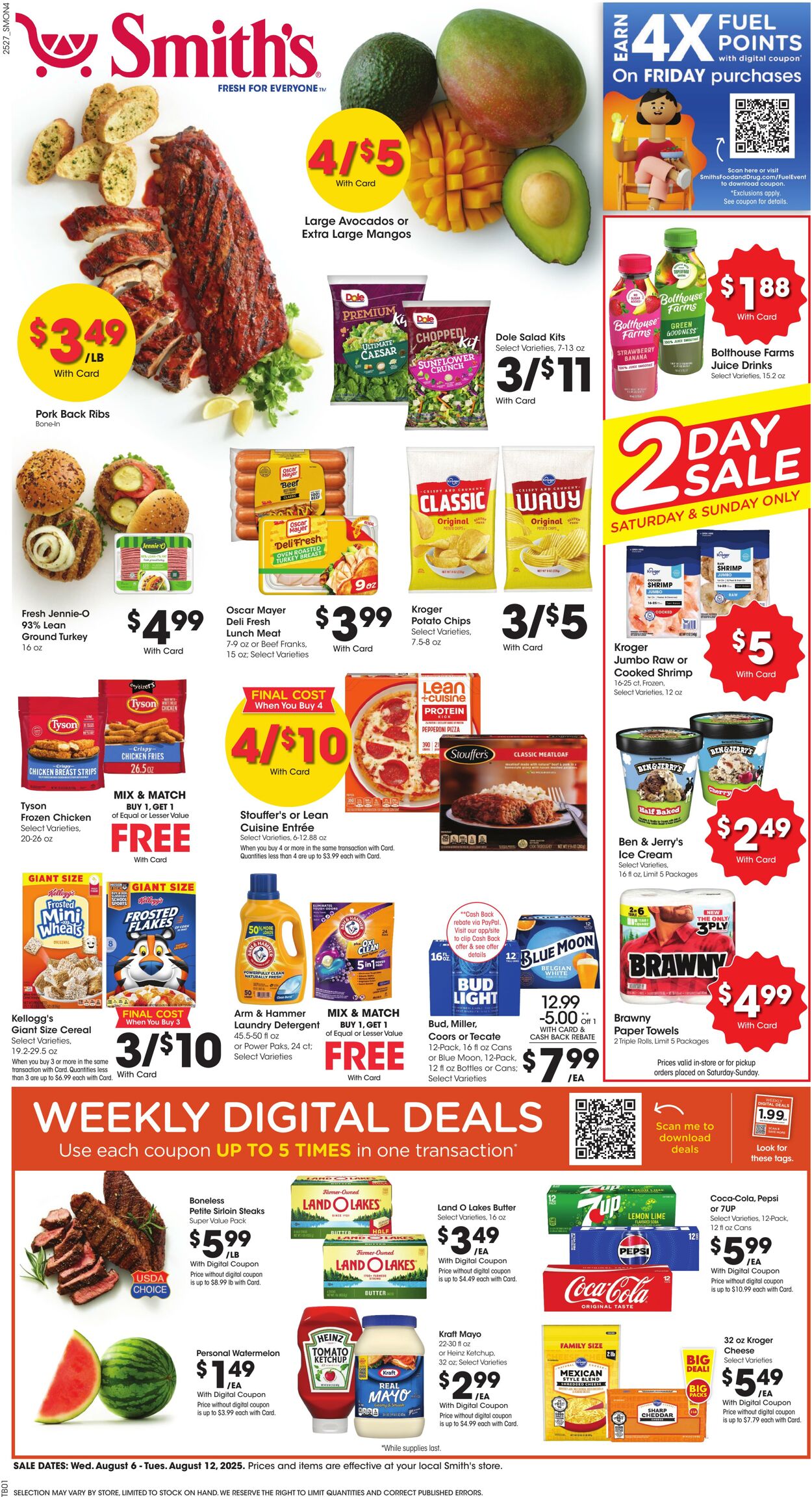 Weekly ad Smith’s Food and Drug 08/06/2025 - 08/12/2025