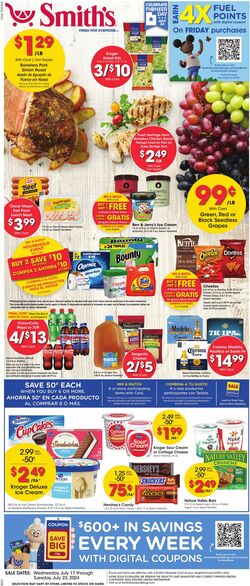 Weekly ad Smith’s Food and Drug 07/17/2024 - 07/23/2024