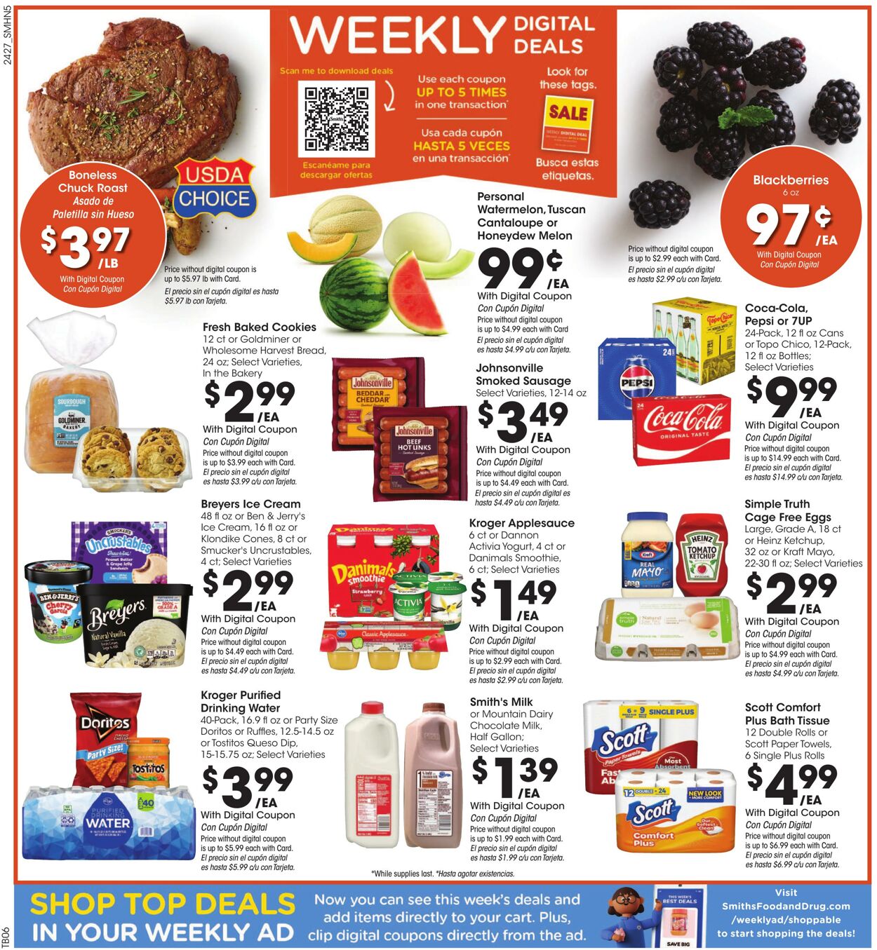 Weekly ad Smith’s Food and Drug 08/07/2024 - 08/13/2024