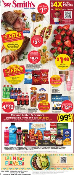 Weekly ad Smith’s Food and Drug 08/24/2022 - 08/30/2022