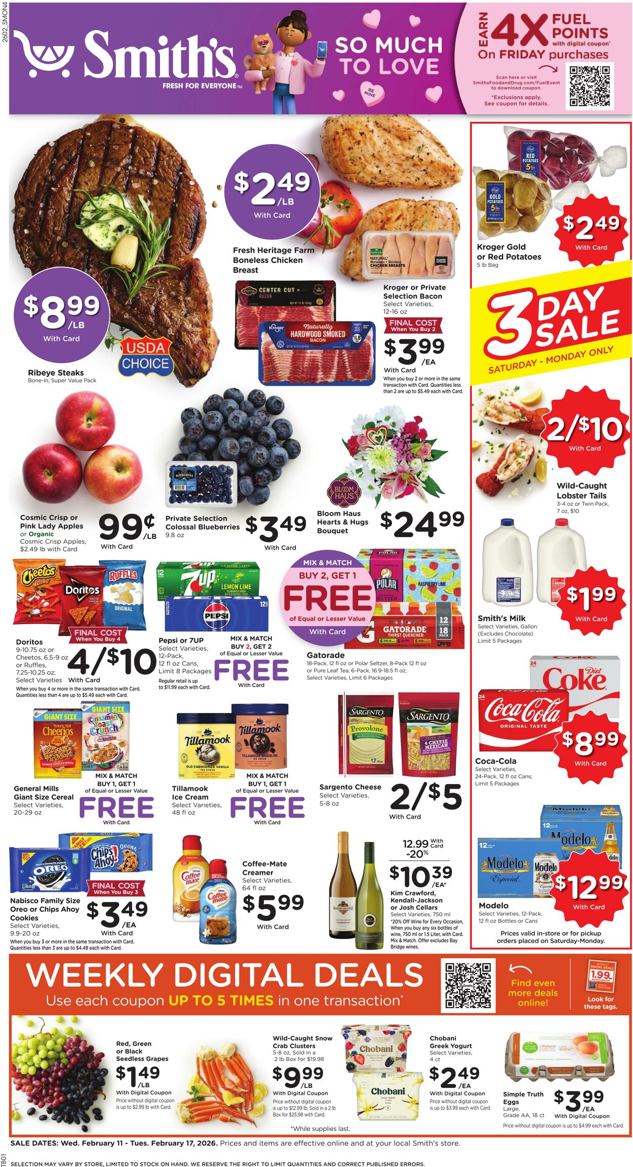 Weekly ad Smith’s Food and Drug 02/11/2026 - 02/17/2026