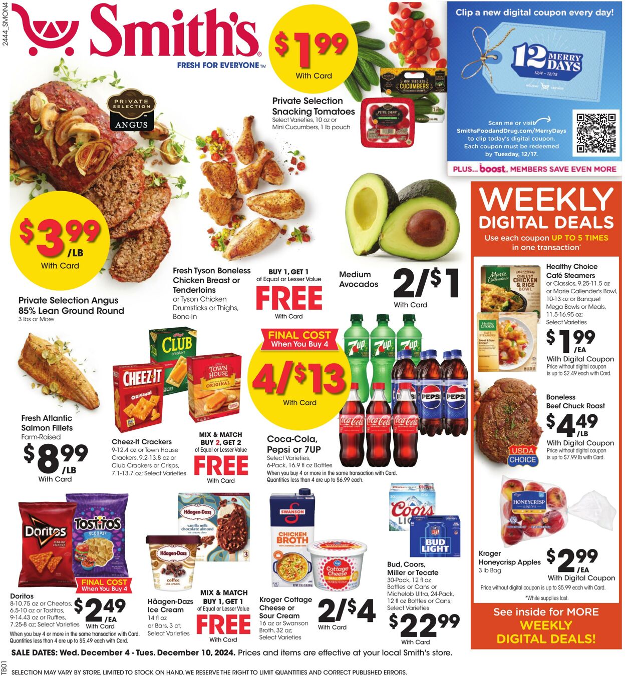 Weekly ad Smith’s Food and Drug 12/04/2024 - 12/10/2024