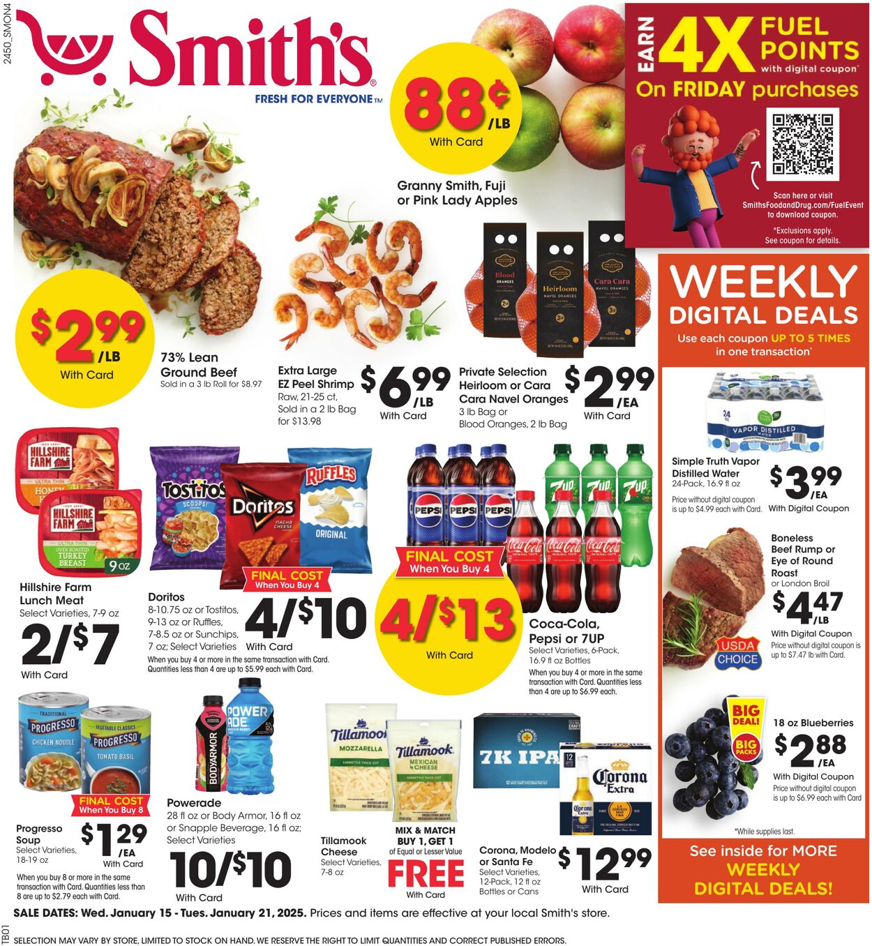 Weekly ad Smith’s Food and Drug 01/15/2025 - 01/21/2025