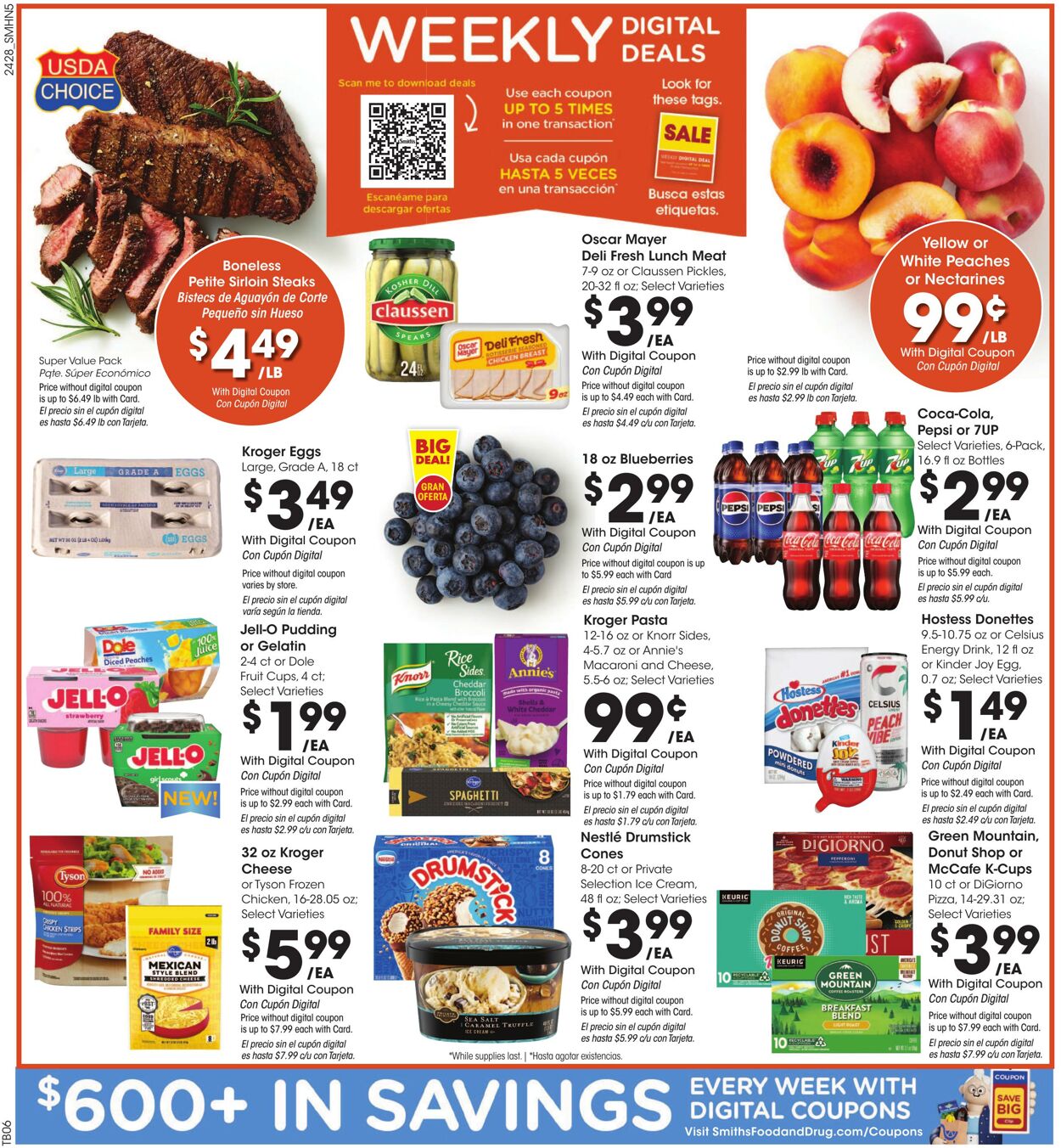 Weekly ad Smith’s Food and Drug 08/14/2024 - 08/20/2024