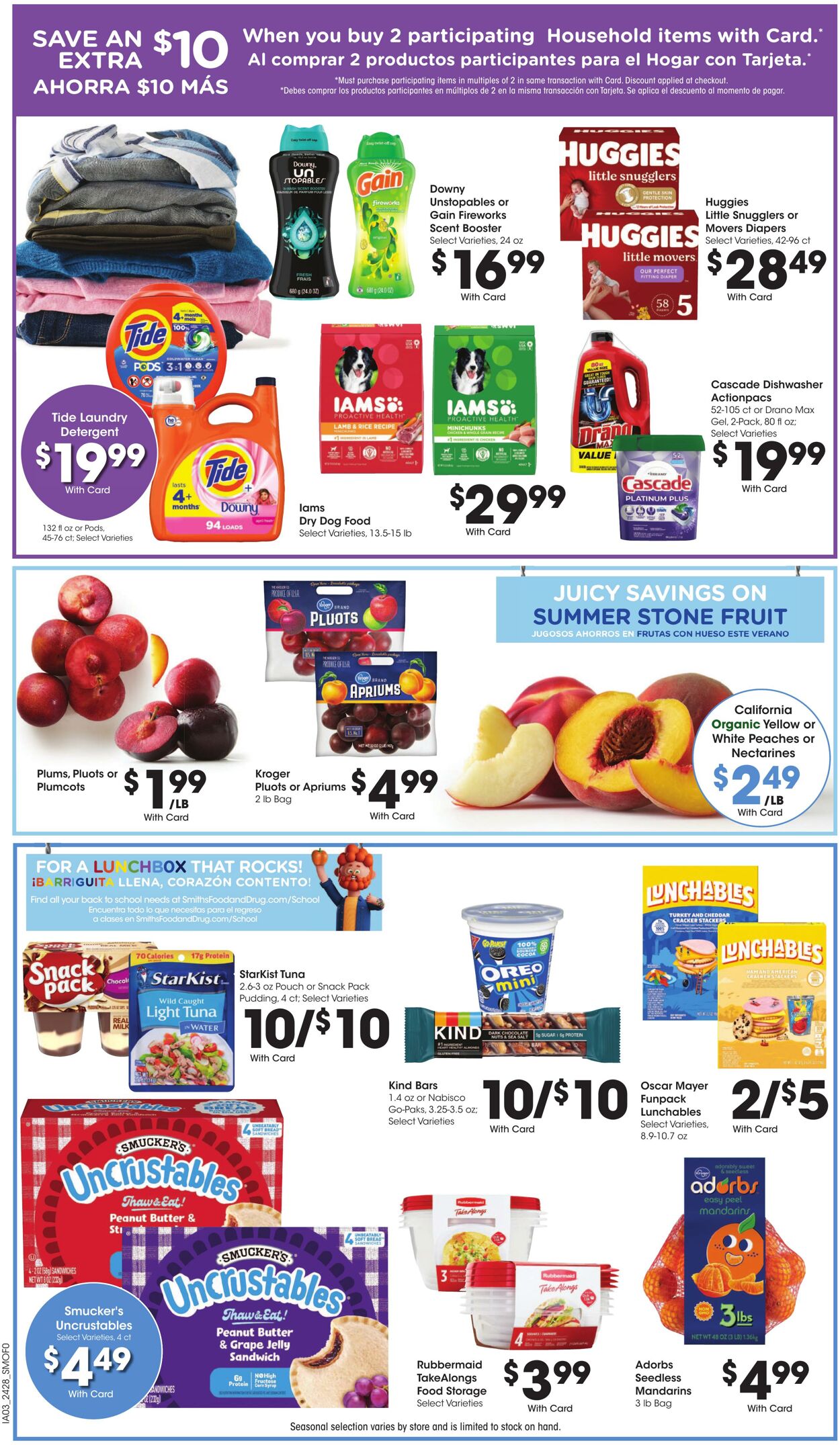 Weekly ad Smith’s Food and Drug 08/14/2024 - 08/20/2024