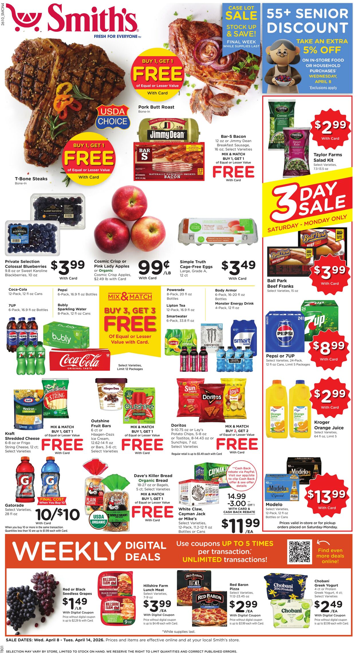 Weekly ad Smith’s Food and Drug 04/08/2026 - 04/14/2026