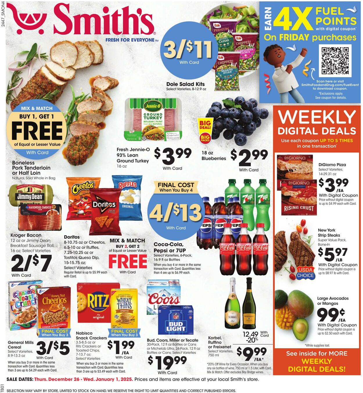 Weekly ad Smith’s Food and Drug 12/26/2024 - 01/01/2025