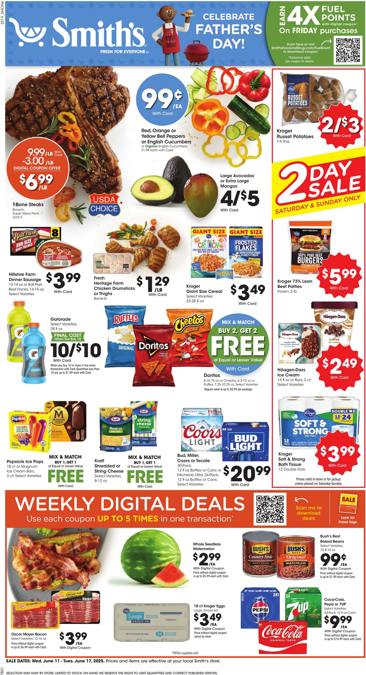 Weekly ad Smith’s Food and Drug 06/11/2025 - 06/17/2025