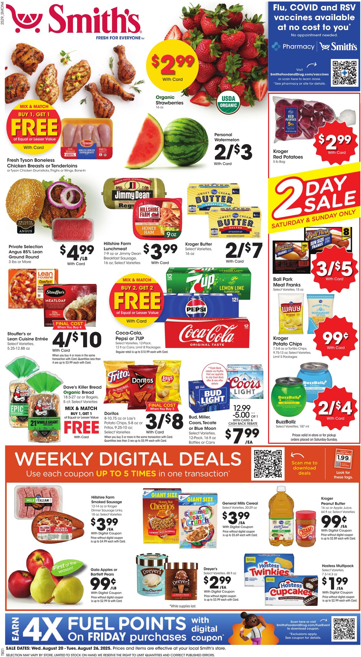 Weekly ad Smith’s Food and Drug 08/20/2025 - 08/26/2025