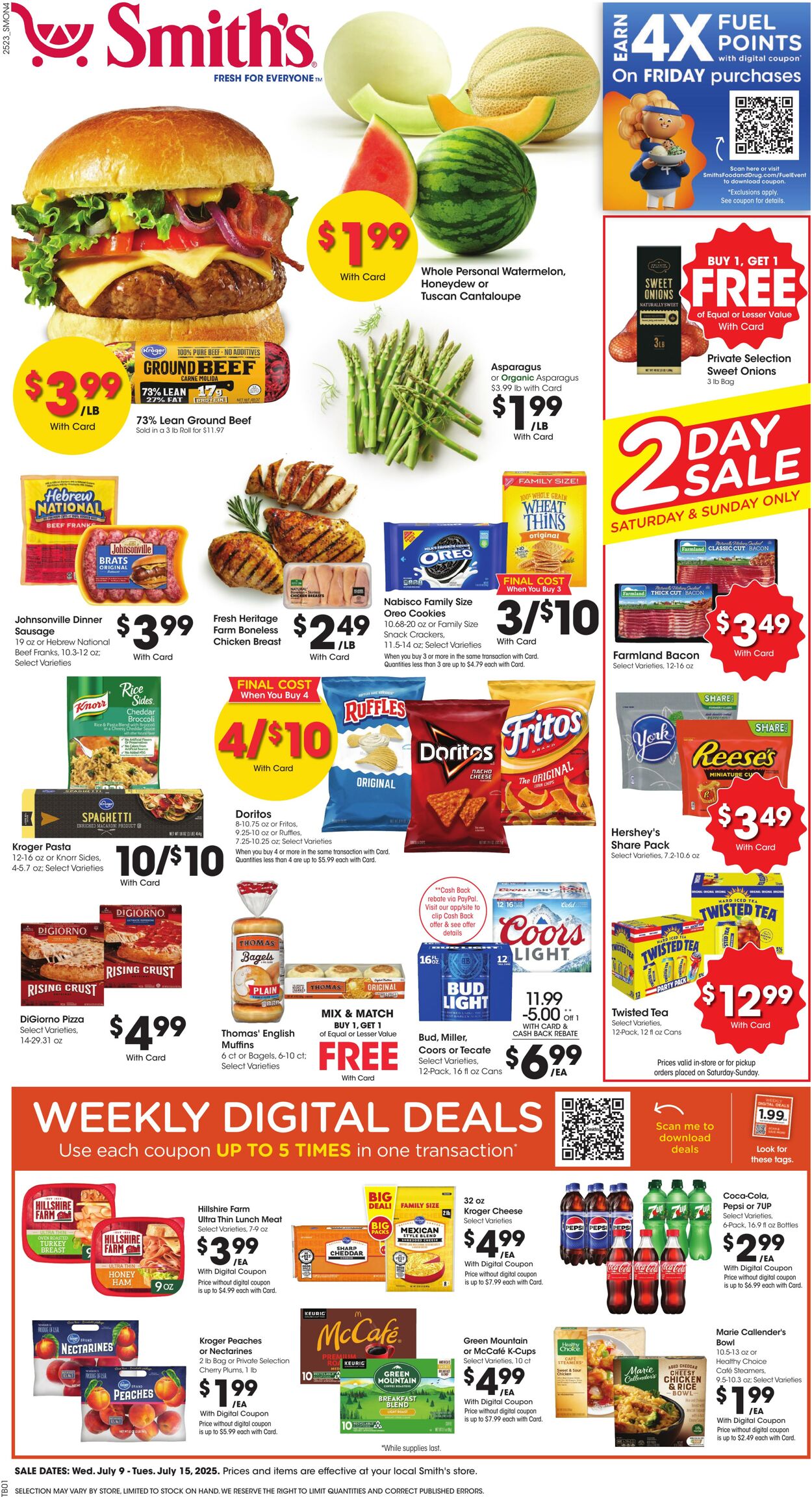 Weekly ad Smith’s Food and Drug 07/09/2025 - 07/15/2025
