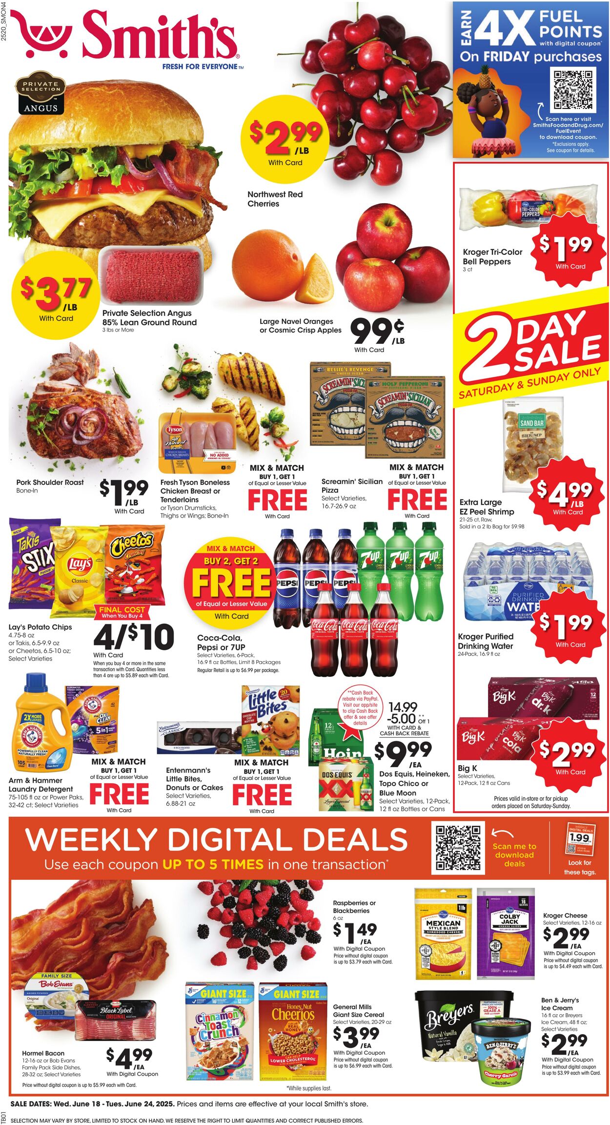 Weekly ad Smith’s Food and Drug 06/18/2025 - 06/24/2025
