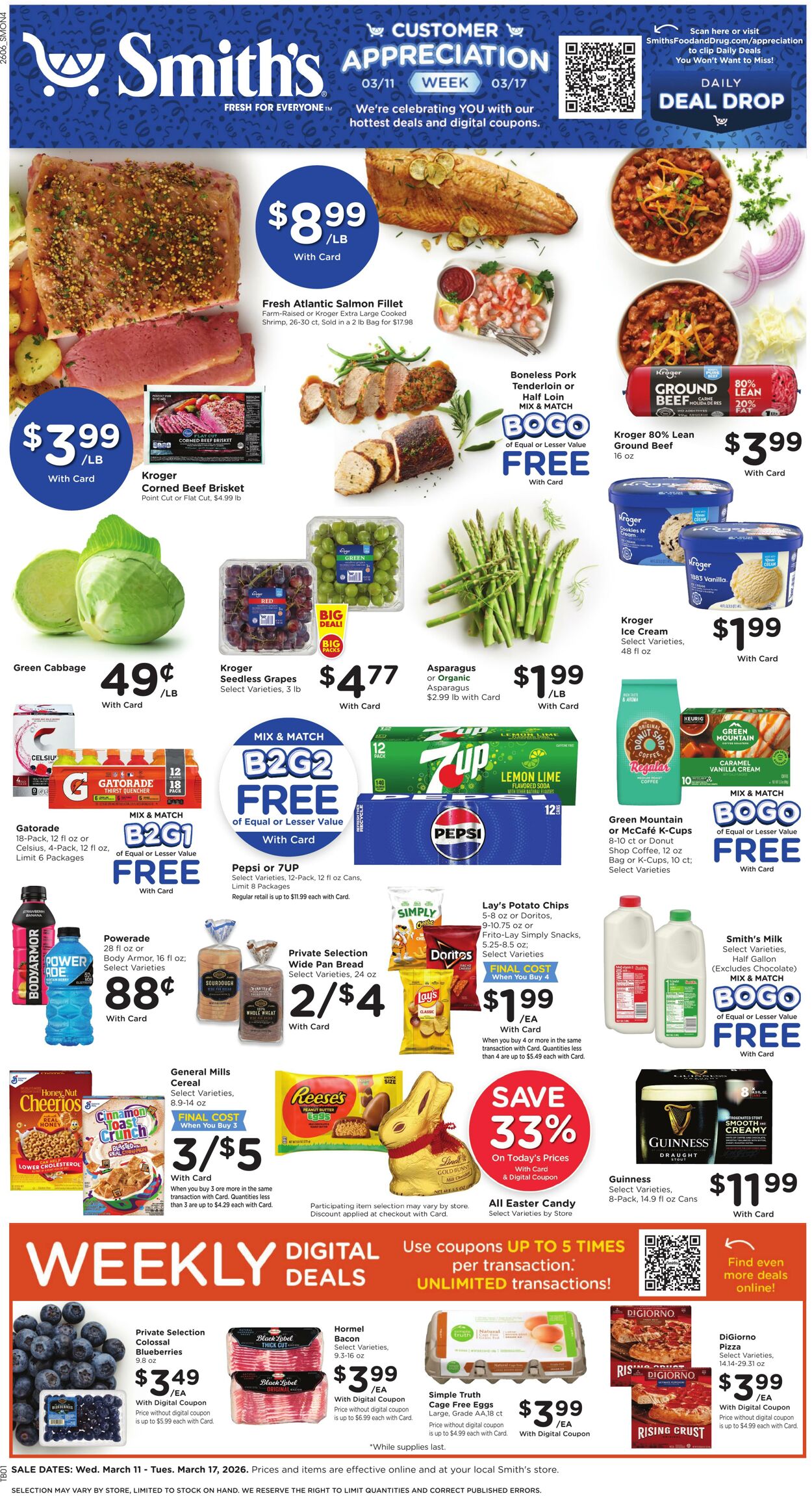 Weekly ad Smith’s Food and Drug 03/11/2026 - 03/17/2026