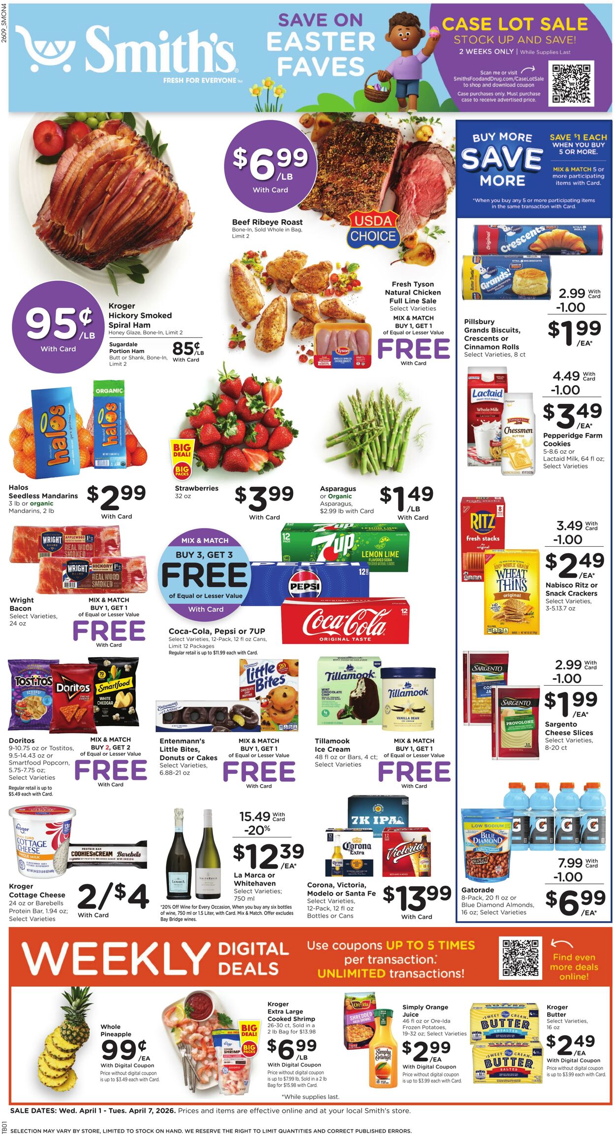 Weekly ad Smith’s Food and Drug 04/01/2026 - 04/07/2026