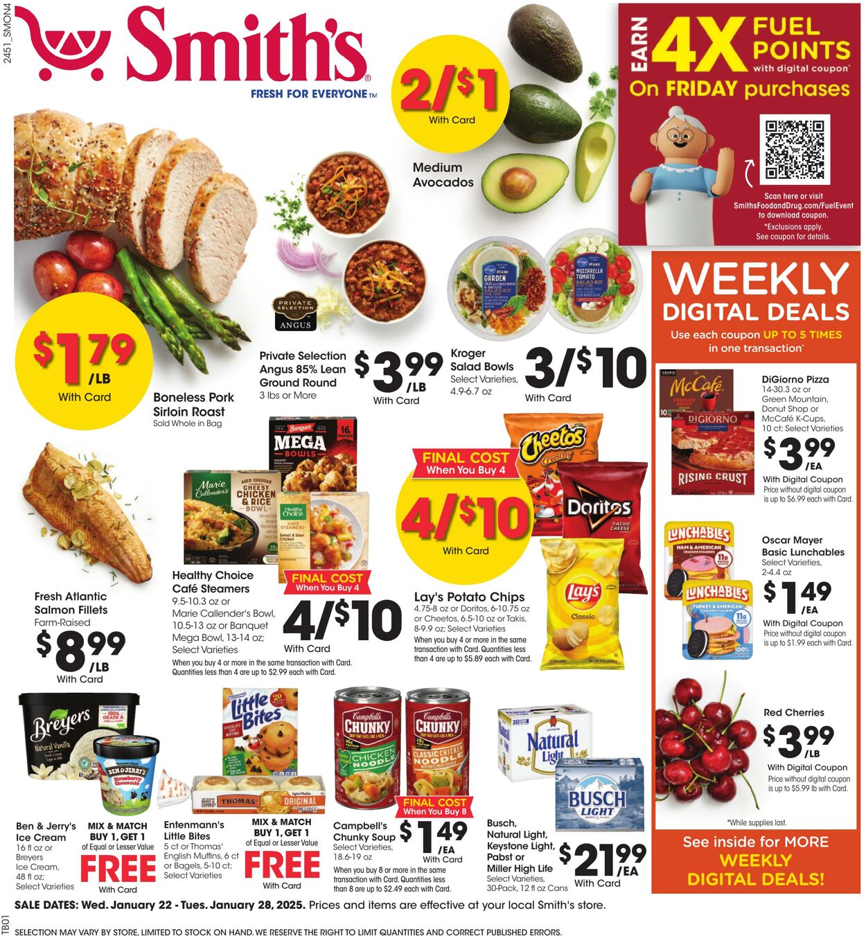 Weekly ad Smith’s Food and Drug 01/22/2025 - 01/28/2025