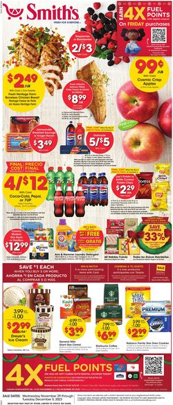 Weekly ad Smith’s Food and Drug 11/15/2023 - 11/21/2023