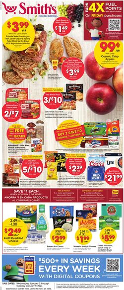Weekly ad Smith’s Food and Drug 01/03/2024 - 01/09/2024