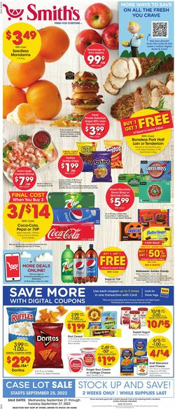 Weekly ad Smith’s Food and Drug 09/21/2022-09/27/2022