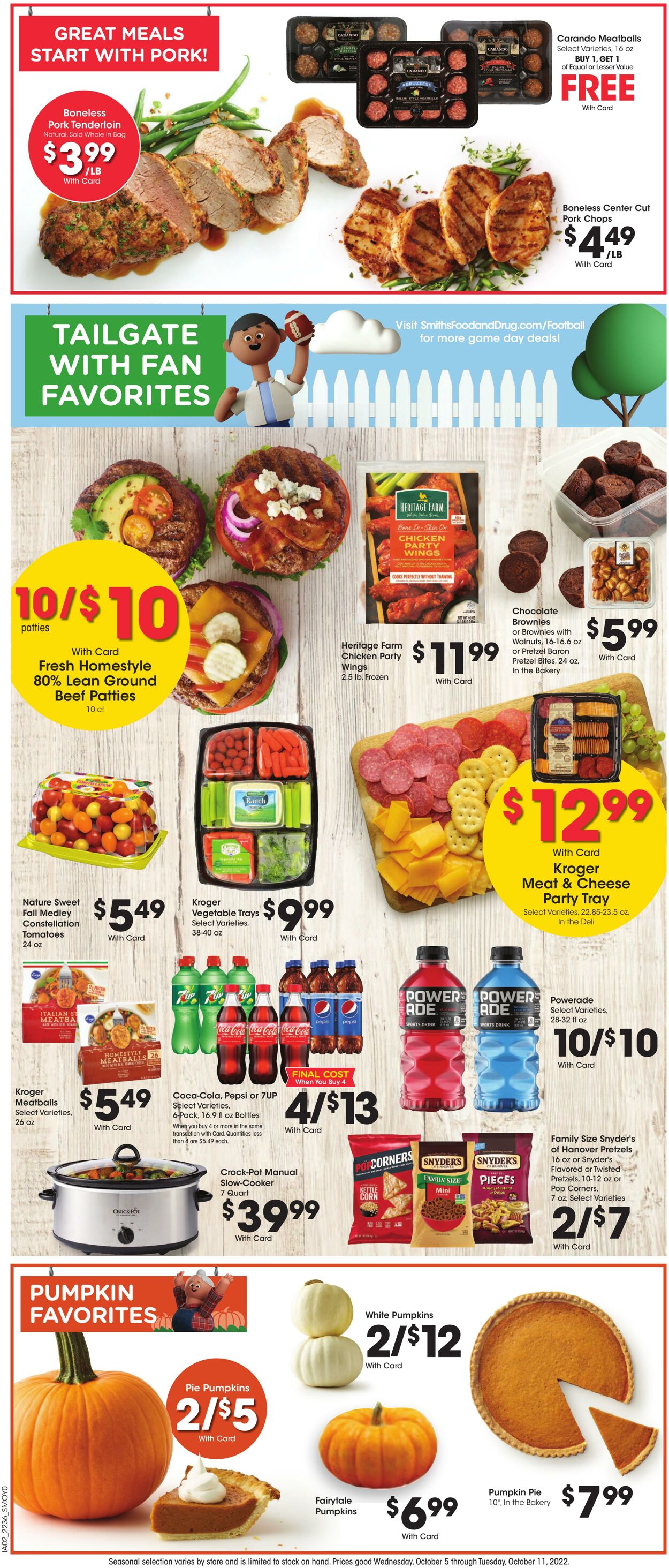 Weekly ad Smith’s Food and Drug 10/05/2022 - 10/11/2022