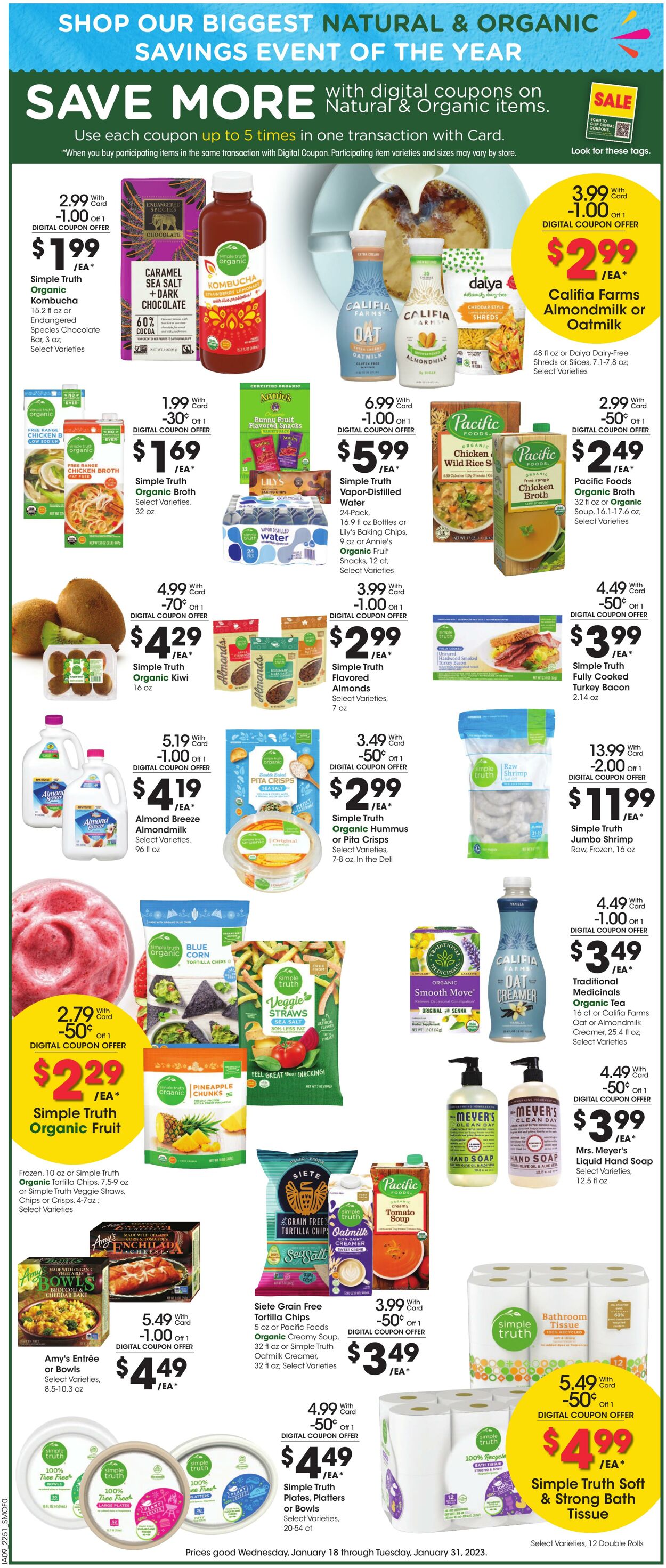 Weekly ad Smith’s Food and Drug 01/18/2023 - 01/24/2023