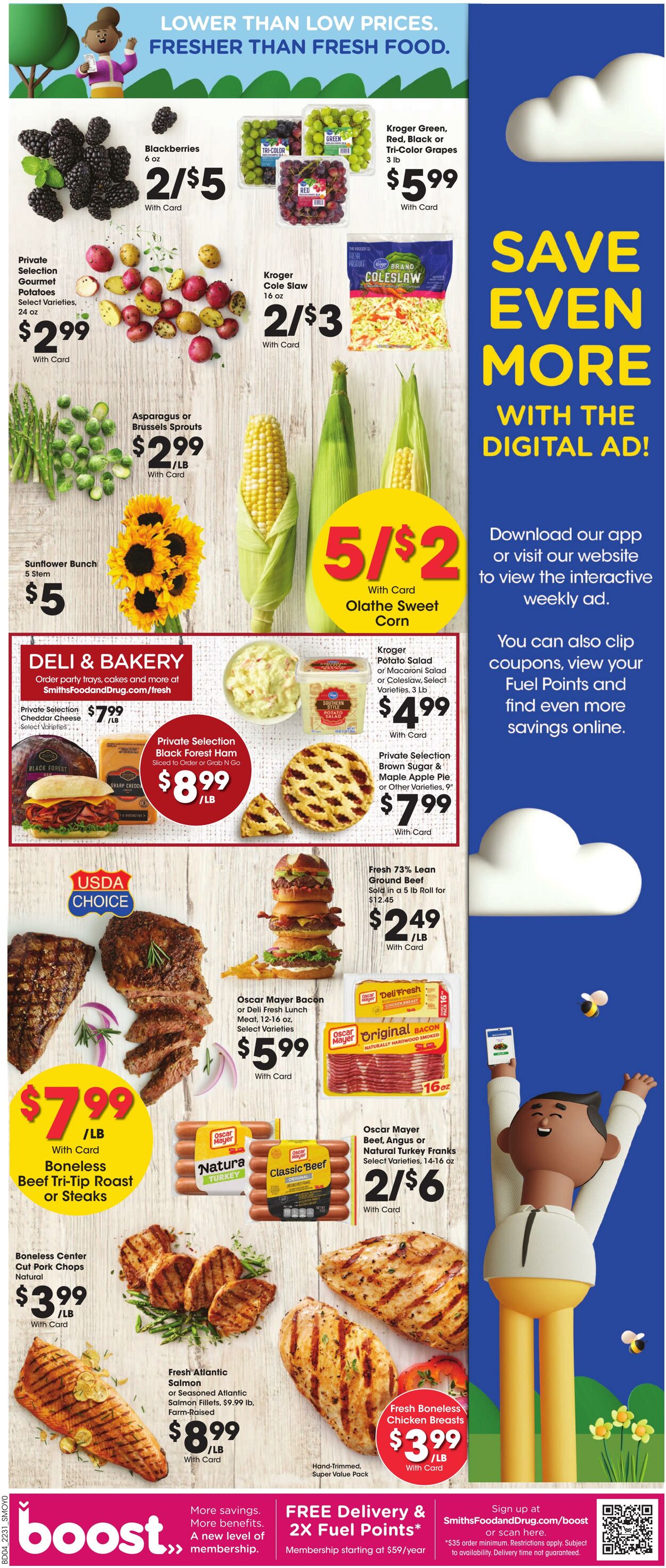 Weekly ad Smith’s Food and Drug 08/31/2022 - 09/06/2022