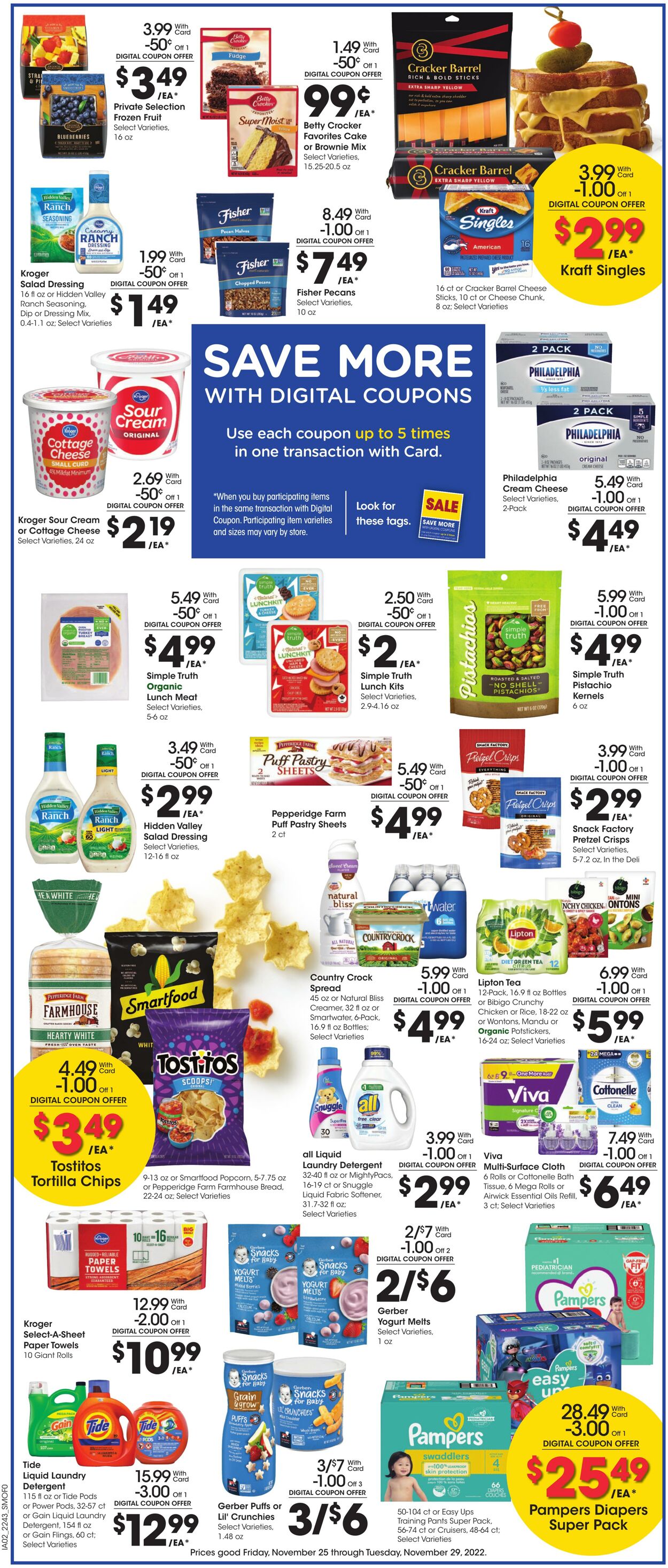 Weekly ad Smith’s Food and Drug 11/25/2022 - 11/29/2022