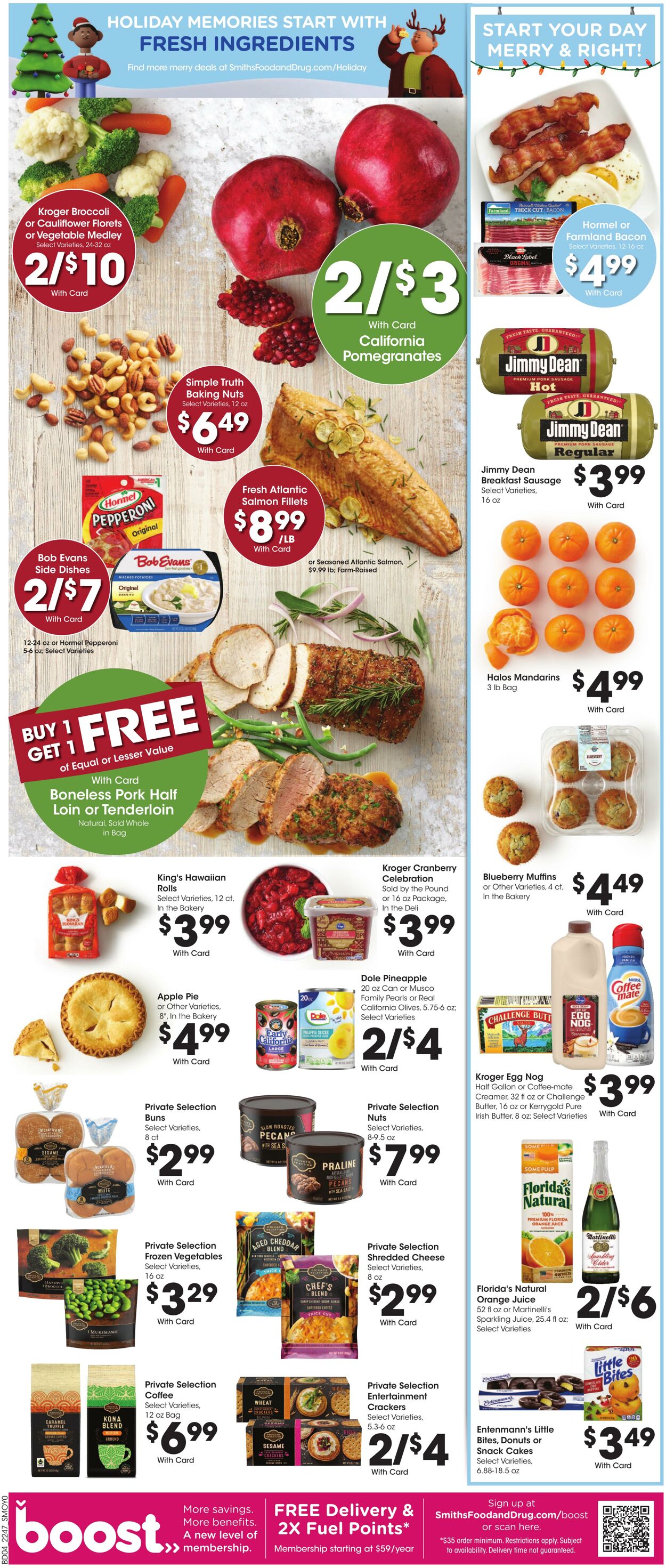 Weekly ad Smith’s Food and Drug 12/21/2022 - 12/27/2022