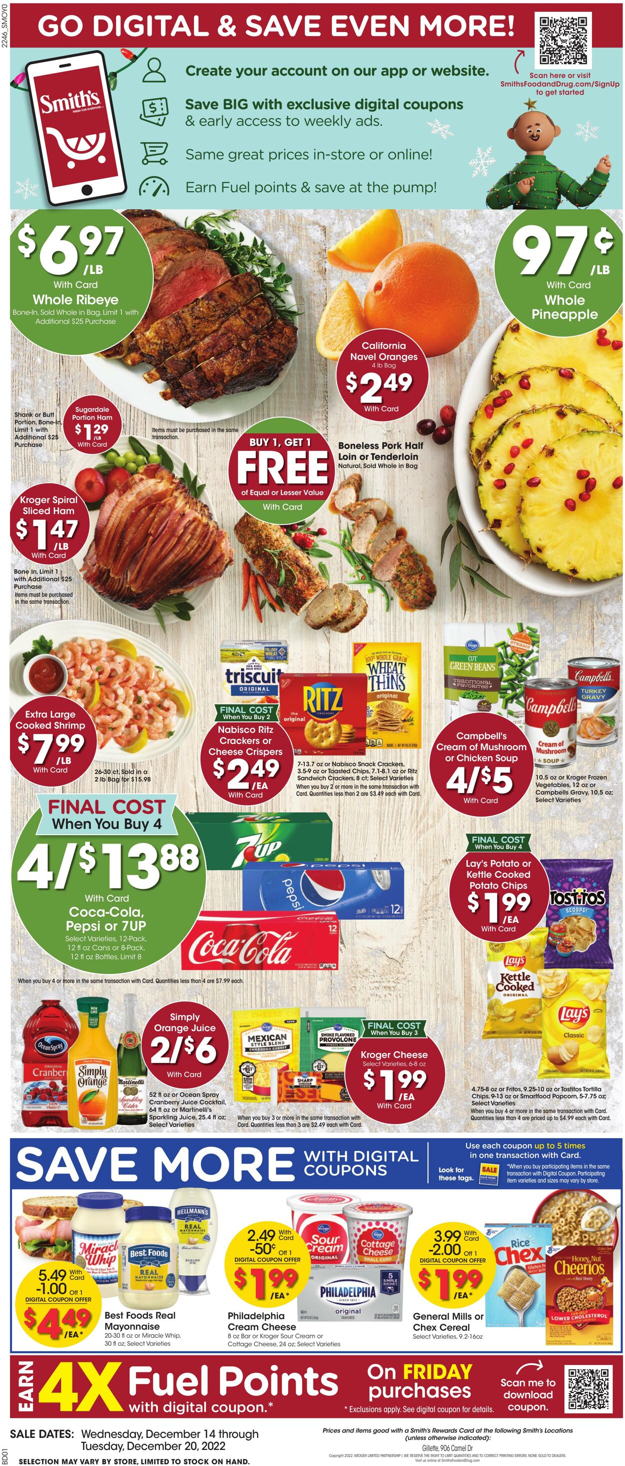 Weekly ad Smith’s Food and Drug 12/14/2022-12/20/2022
