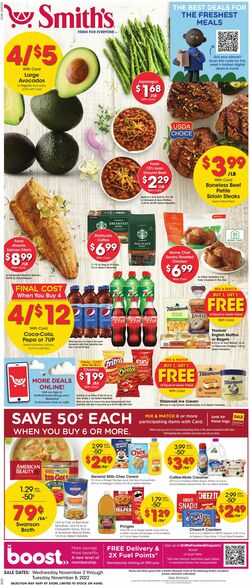 Weekly ad Smith’s Food and Drug 11/02/2022-11/08/2022