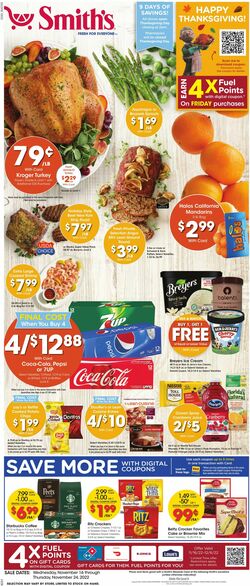 Weekly ad Smith’s Food and Drug 11/16/2022-11/24/2022