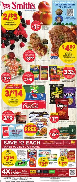 Weekly ad Smith’s Food and Drug 10/12/2022-10/18/2022