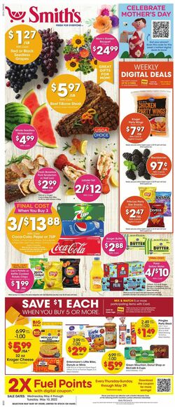 Weekly ad Smith’s Food and Drug 05/04/2022-05/10/2022