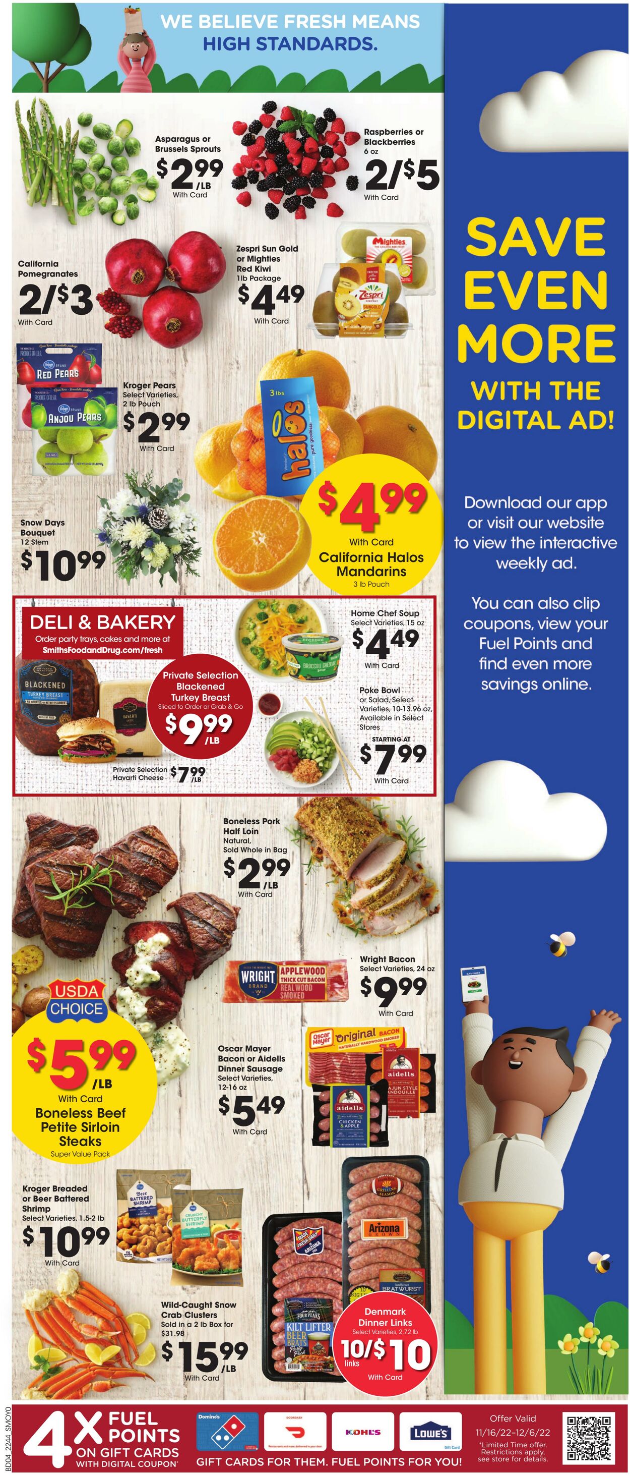 Weekly ad Smith’s Food and Drug 11/30/2022 - 12/06/2022