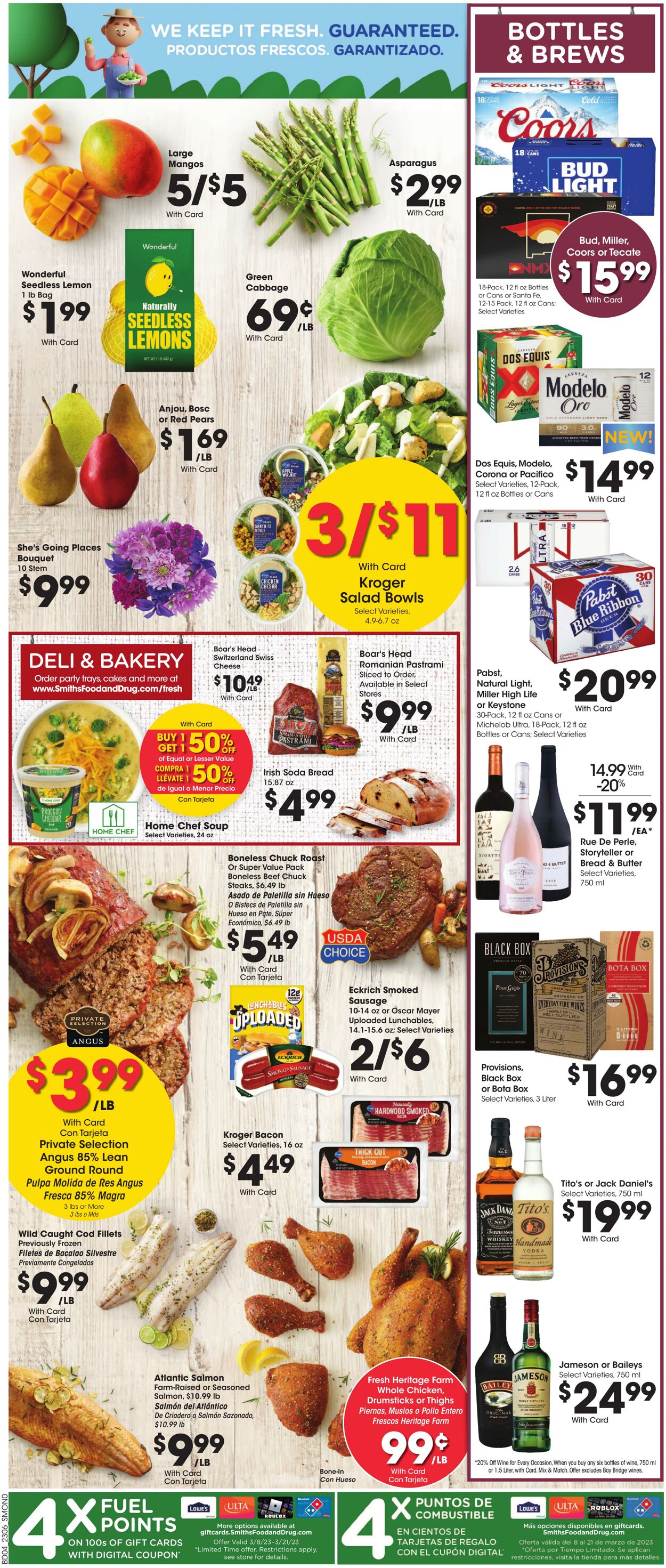 Weekly ad Smith’s Food and Drug 03/08/2023 - 03/14/2023